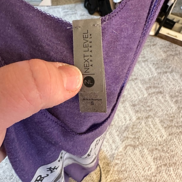 Disneys Purple Figment Tank Top Size Small - Picture 4 of 8